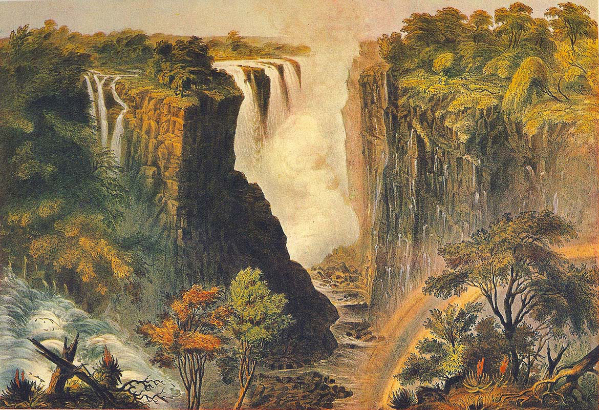 Falls from the Western end of the Chasm